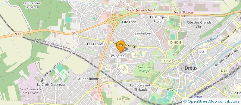 localisation de l'entreprise MONSIEUR ANAS MAAROUF à DREUX