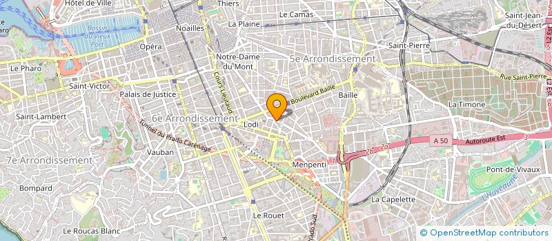localisation de l'entreprise MONSIEUR ANAS MFITEL  MARSEILLE