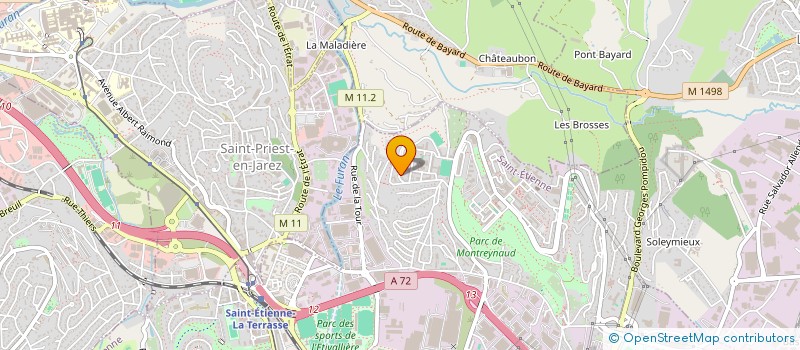 localisation de l'entreprise MONSIEUR ANAS NEMMICHE  SAINT-ETIENNE