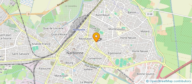 localisation de l'entreprise MONSIEUR ANAS QOTBI  NARBONNE