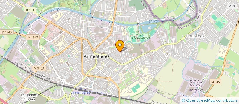 localisation de l'entreprise MONSIEUR ANAS YAHYA  ARMENTIERES
