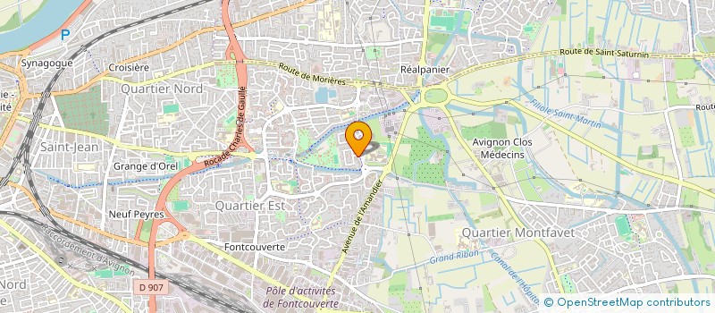 localisation de l'entreprise MONSIEUR ANAS ZAHIR  AVIGNON