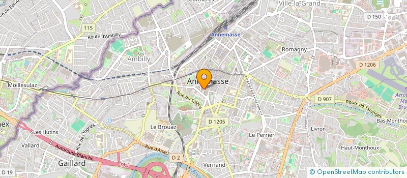 localisation de l'entreprise MONSIEUR ANAS ZOUBIR  ANNEMASSE