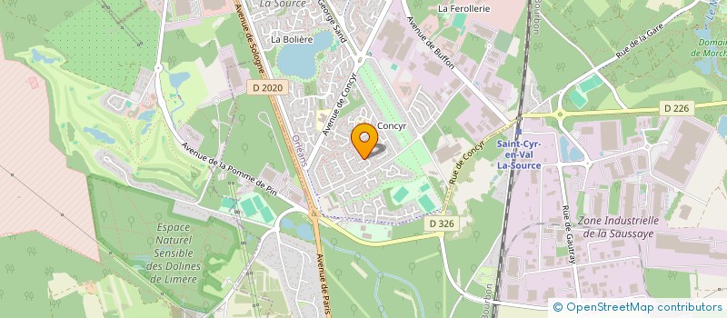 localisation de l'entreprise MONSIEUR ANASS ABERKAN à ORLEANS