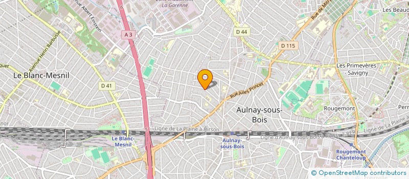 localisation de l'entreprise MONSIEUR ANASS ARAOUA à AULNAY-SOUS-BOIS