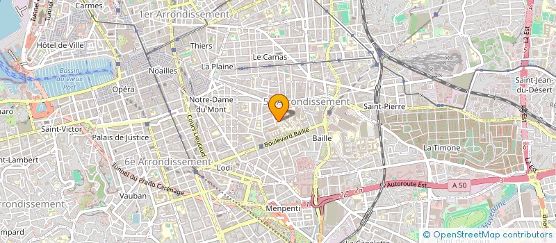 localisation de l'entreprise MONSIEUR ANASS BEKKOURI  MARSEILLE