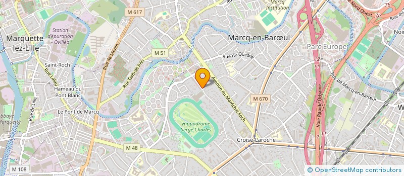 localisation de l'entreprise MONSIEUR ANASS BOUTAA à MARCQ-EN-BARŒUL