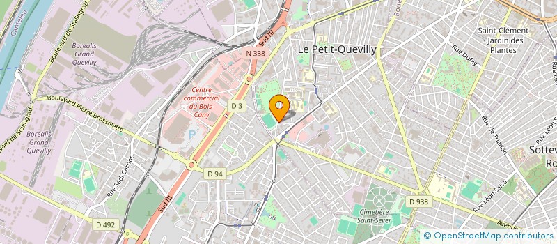 localisation de l'entreprise MONSIEUR ANASS EL KAROUMI  LE PETIT-QUEVILLY