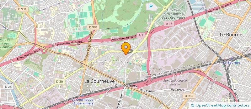 localisation de l'entreprise MONSIEUR ANASS GNAOUI à LA COURNEUVE