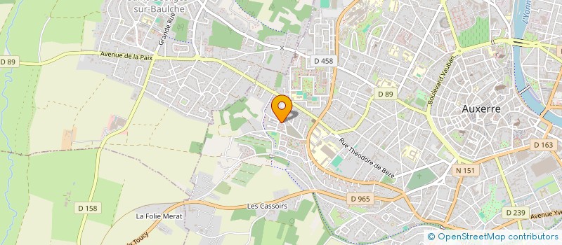 localisation de l'entreprise MONSIEUR ANASS KARRAM à AUXERRE
