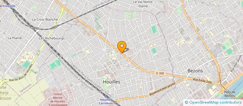 localisation de l'entreprise MONSIEUR ANASS MELLOUKI  HOUILLES