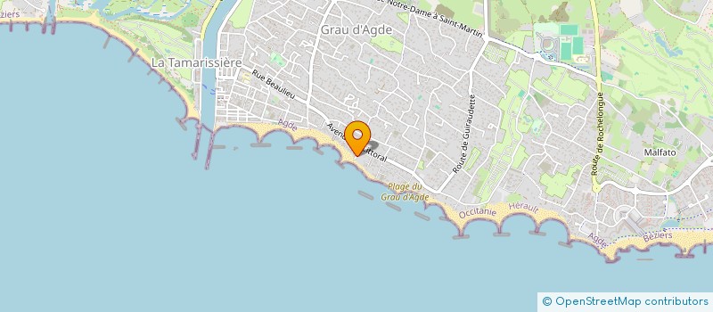 localisation de l'entreprise MONSIEUR ANASS MOUGHAZI  AGDE