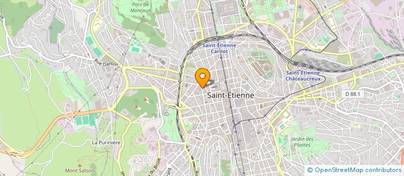 localisation de l'entreprise MONSIEUR ANASS NJIMI  SAINT-ETIENNE