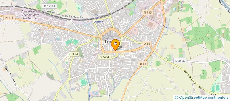 localisation de l'entreprise MONSIEUR ANASS TAHLOUL  LUNEL