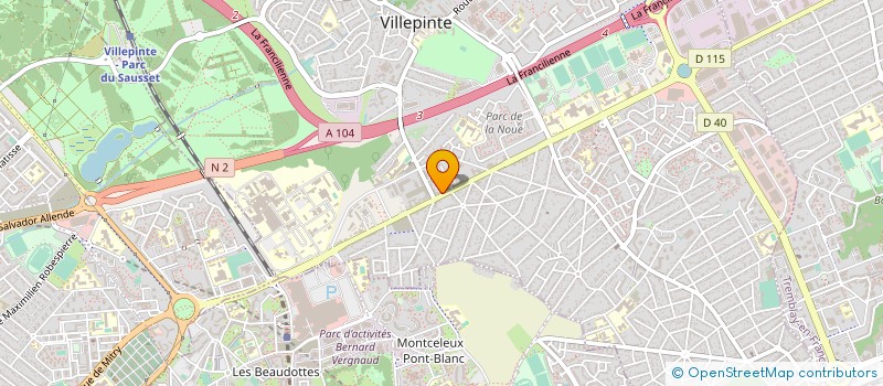 localisation de l'entreprise MONSIEUR ANASS YAKINE à VILLEPINTE