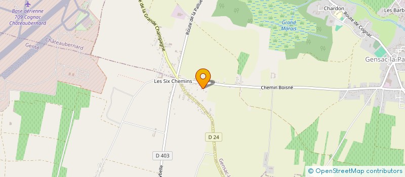 localisation de l'entreprise MONSIEUR ANASS ZBANKA  GENSAC-LA-PALLUE