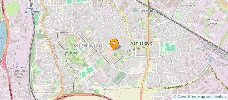 localisation de l'entreprise MONSIEUR ANASSE BENJOUA  VENISSIEUX