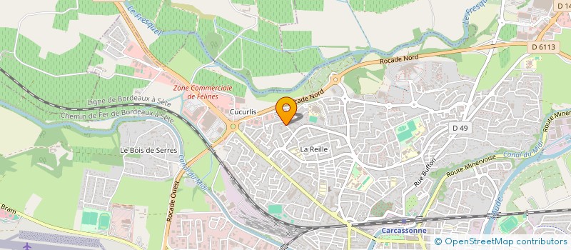 localisation de l'entreprise MONSIEUR ANASTAZ MELKONIAN  CARCASSONNE