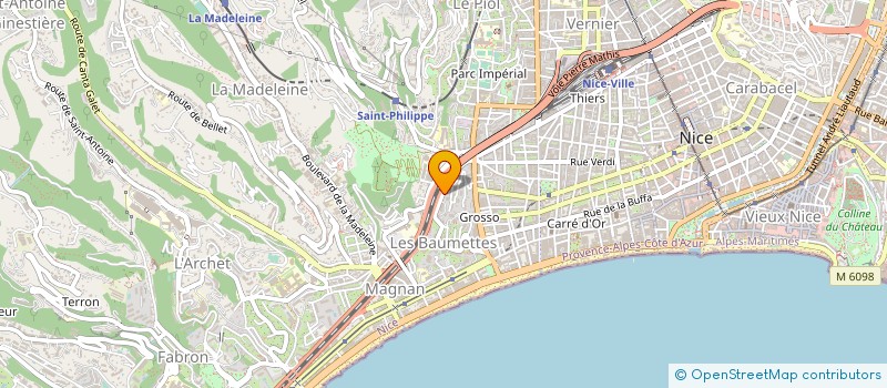 localisation de l'entreprise MONSIEUR ANATOL MERENIUC à NICE