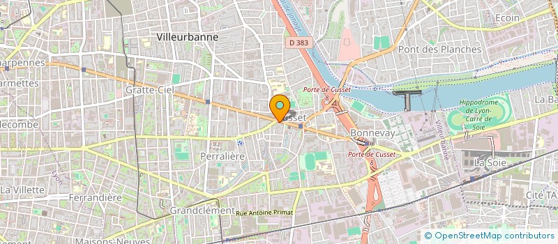 localisation de l'entreprise MONSIEUR ANATOL MURZACOV  VILLEURBANNE