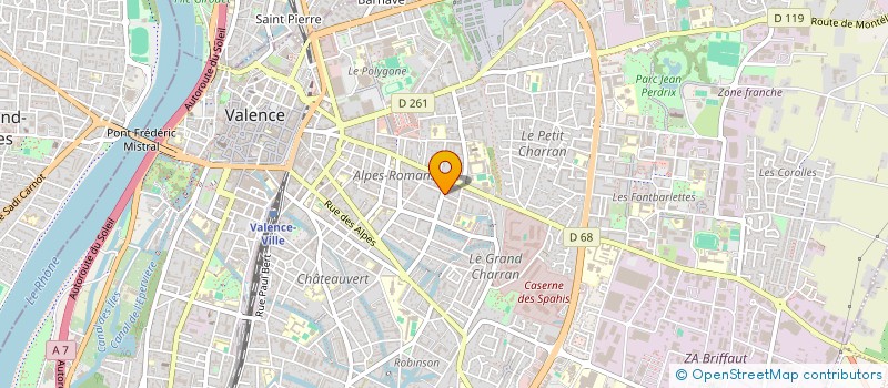 localisation de l'entreprise MONSIEUR ANATOLE BOURNE  VALENCE