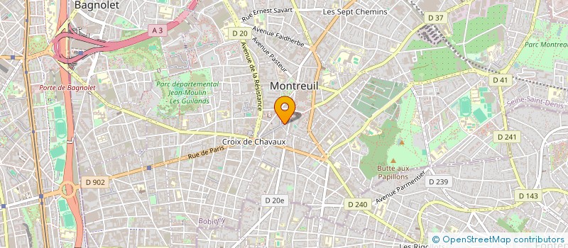 localisation de l'entreprise MONSIEUR ANATOLE CHARTIER à MONTREUIL