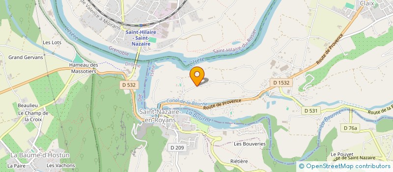 localisation de l'entreprise MONSIEUR ANATOLE CLEMENT  SAINT-JEAN-EN-ROYANS