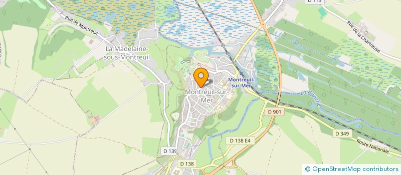 localisation de l'entreprise MONSIEUR ANATOLE COLLET  MONTREUIL-SUR-MER