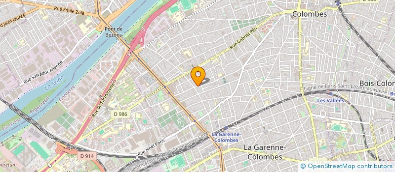 localisation de l'entreprise MONSIEUR ANATOLE DADOU  COLOMBES