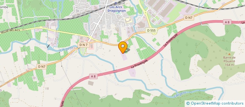 localisation de l'entreprise MONSIEUR ANATOLE FORTHOFFER  LES ARCS