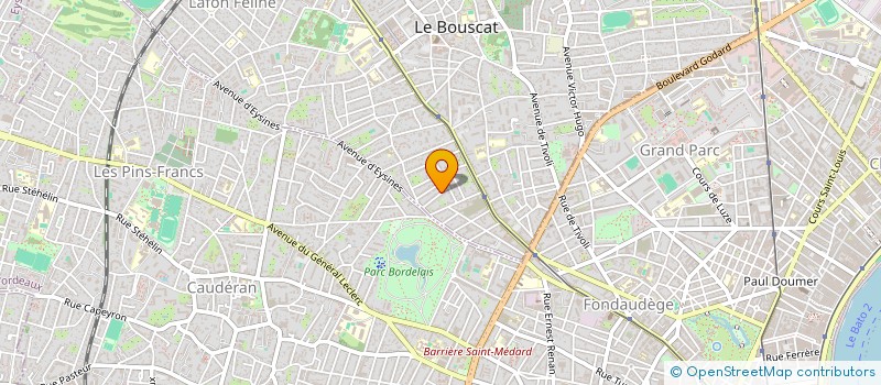 localisation de l'entreprise MONSIEUR ANATOLE GALAIS  LE BOUSCAT