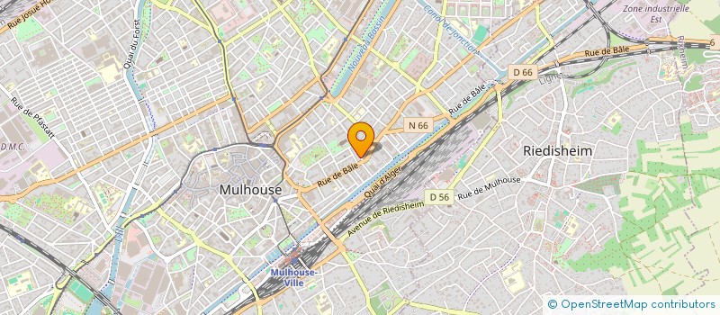 localisation de l'entreprise MONSIEUR ANATOLE KOFFI à MULHOUSE