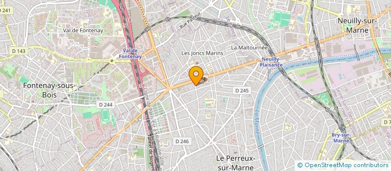 localisation de l'entreprise MONSIEUR ANATOLE LELLOUCH  LE PERREUX-SUR-MARNE