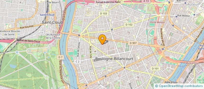localisation de l'entreprise MONSIEUR ANATOLE MARTIN à BOULOGNE-BILLANCOURT