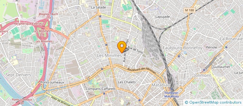 localisation de l'entreprise MONSIEUR ANATOLE NOUGUE  TOULOUSE