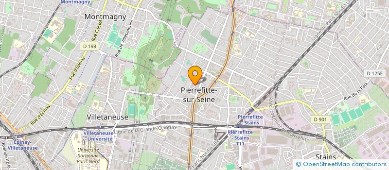 localisation de l'entreprise MONSIEUR ANATOLE RAKUZIN à PIERREFITTE-SUR-SEINE