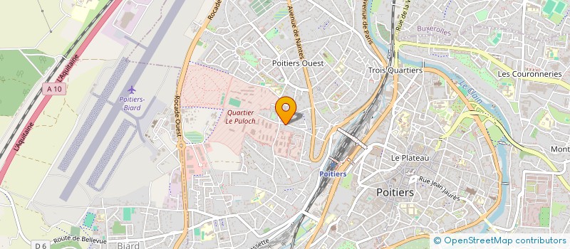 localisation de l'entreprise MONSIEUR ANATOLE SEUX  POITIERS