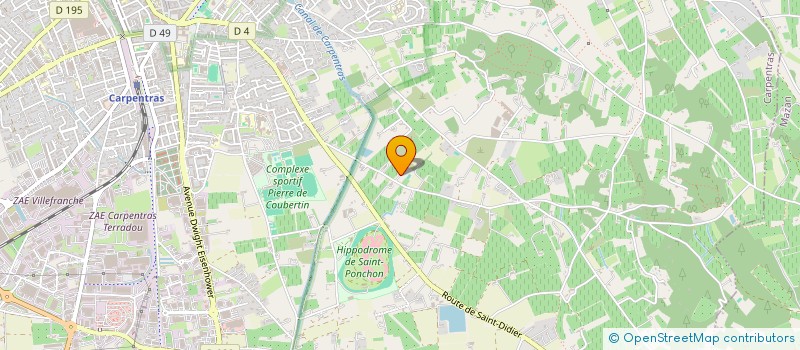 localisation de l'entreprise MONSIEUR ANATOLE ZAMMIT  CARPENTRAS