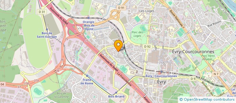 localisation de l'entreprise MONSIEUR ANATOLIE ANDRONIC  EVRY-COURCOURONNES