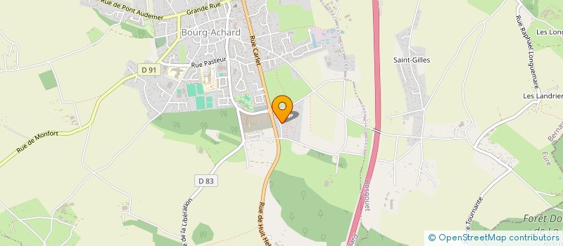 localisation de l'entreprise MONSIEUR ANATOLIE AVRAM  BOURG-ACHARD
