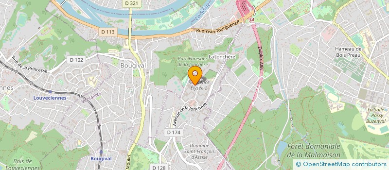 localisation de l'entreprise MONSIEUR ANATOLIE POSTICA  LA CELLE-SAINT-CLOUD