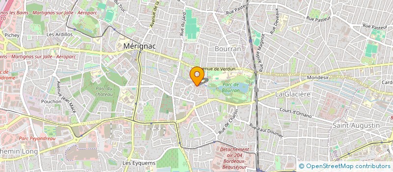 localisation de l'entreprise MONSIEUR ANATOLIE SPATARENCO  MERIGNAC