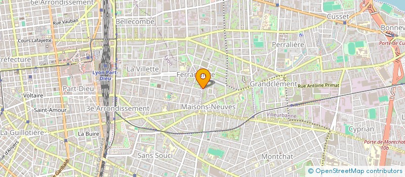 localisation de l'entreprise MONSIEUR ANATOLIE TACOS  VILLEURBANNE