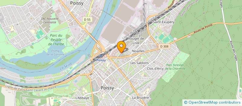 localisation de l'entreprise MONSIEUR ANATOLIE VIERU  POISSY