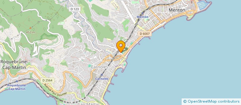 localisation de l'entreprise MONSIEUR ANATOLII POBEREZHNYI à MENTON