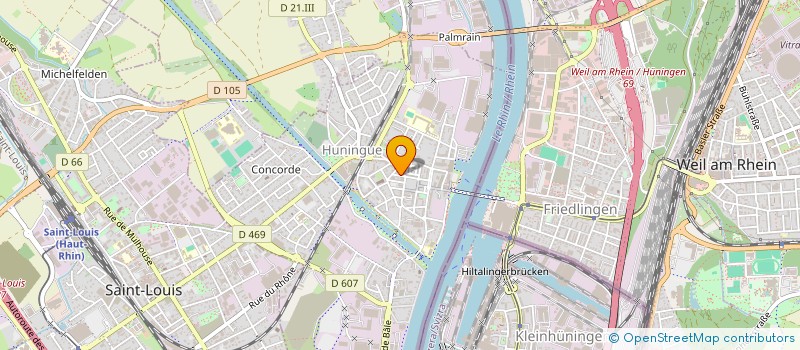 localisation de l'entreprise MONSIEUR ANATOLIJ SALIEV  HUNINGUE