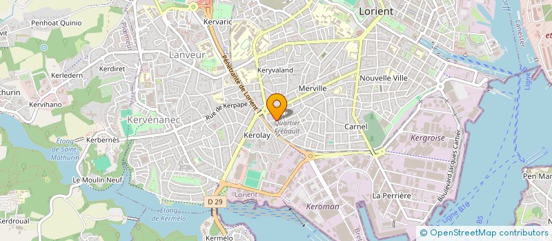 localisation de l'entreprise MONSIEUR ANAYAT MAROOFZAI  LORIENT