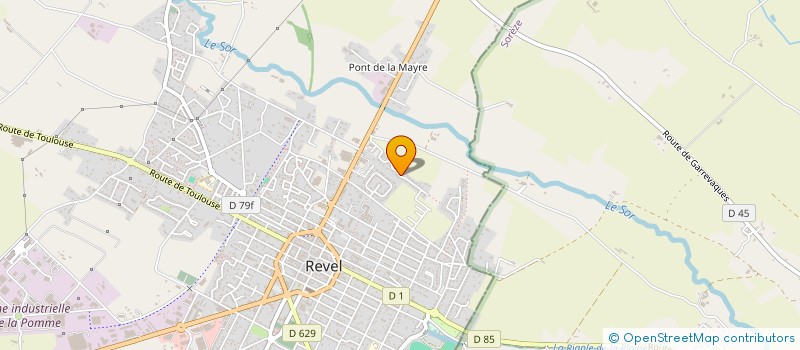 localisation de l'entreprise MONSIEUR ANCEL HOARAU  REVEL