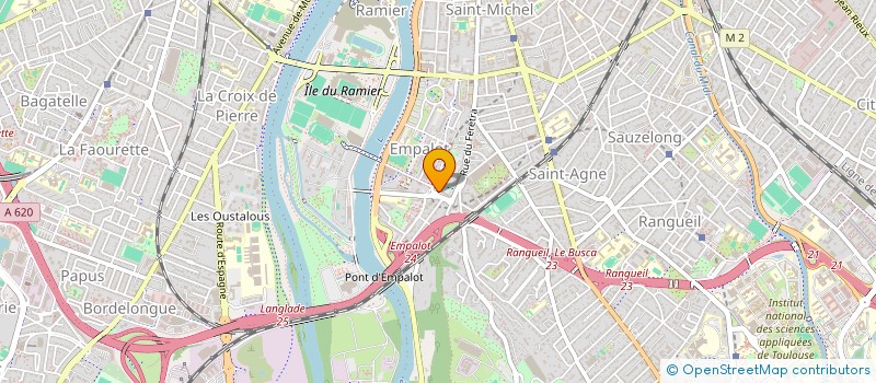 localisation de l'entreprise MONSIEUR ANCELIN CHEVALLIER à TOULOUSE