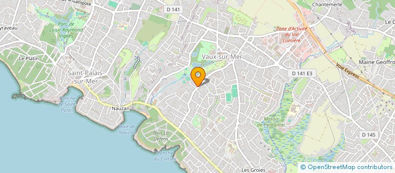 localisation de l'entreprise MONSIEUR ANCELIN RANQUET-PRIGENT  VAUX-SUR-MER